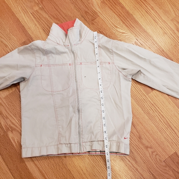 Nike Lightweight Cotton Jacket In Beige - Picture 13 of 15